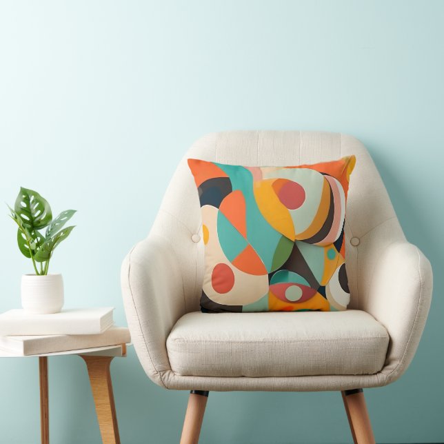 Coussin Peinture moderne du milieu du XXe siècle, diverses (Chaise)