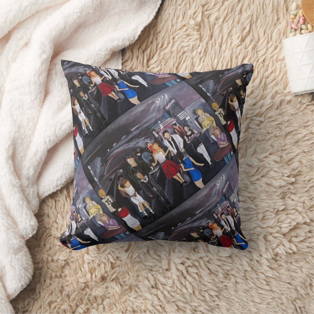 Coussin Peinture No Control par Alfred Fox (Couverture)