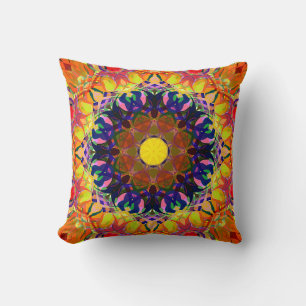 Coussin Peinture numérique magnifique Abstrait coloré sac