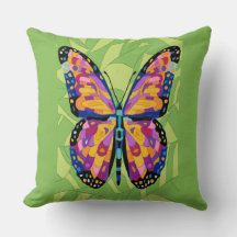 Peinture papillon abstraite