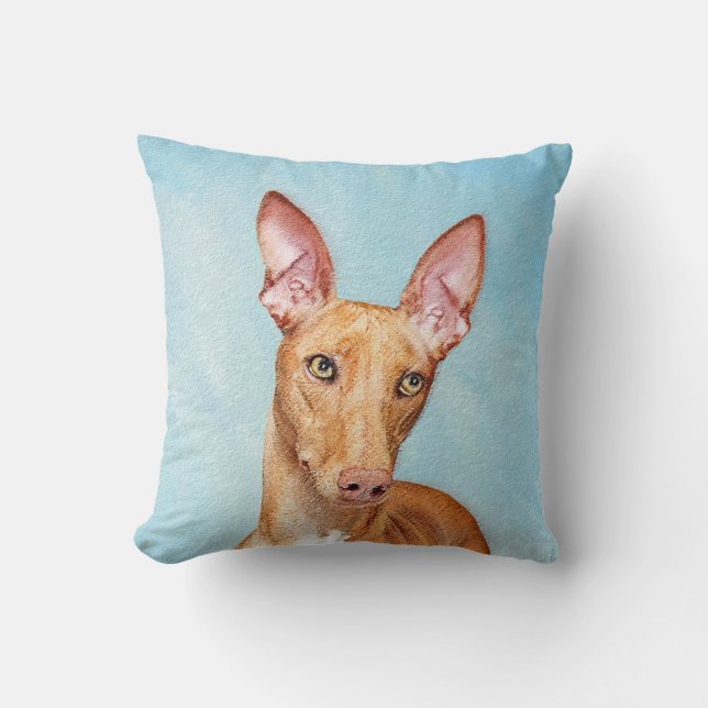 Coussin Peinture Pharaon Hound - Cute Original Chien Art (Recto)