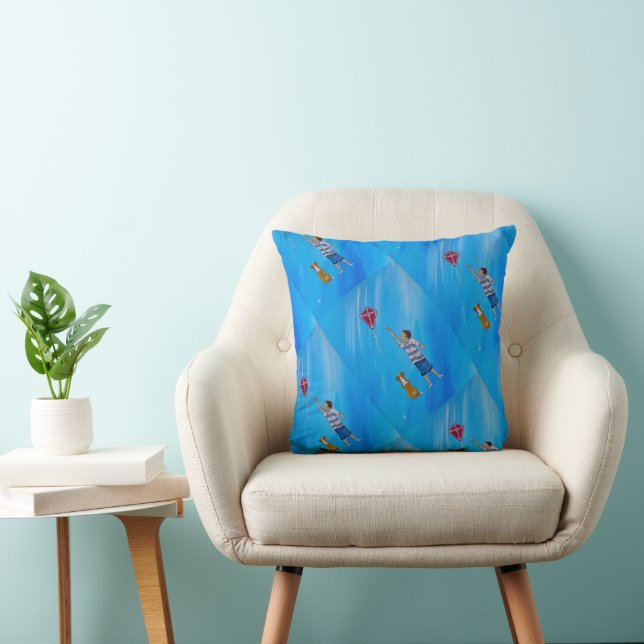 Coussin Peinture plus légère que l'air par Alfred Fox (Chaise)