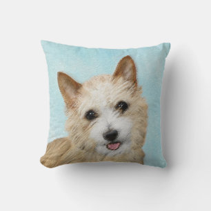 Coussin Peinture Podengo Pequeno portugaise - Art original