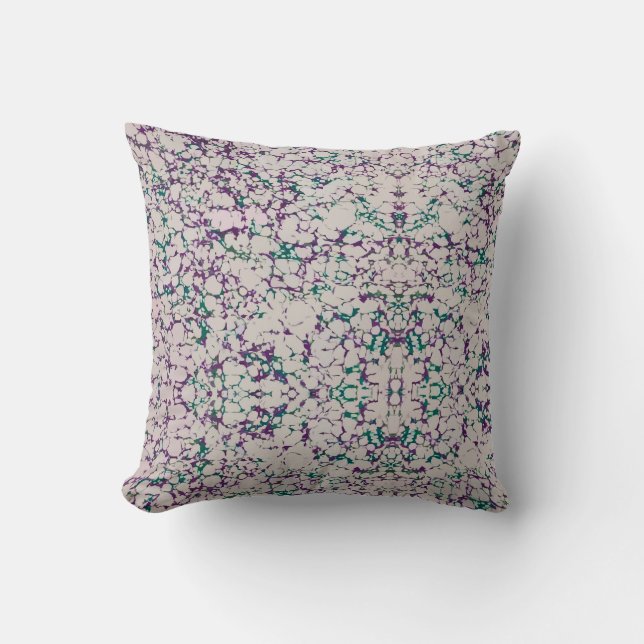 Coussin Peinture purple et verte recouverte Conception abs (Recto)