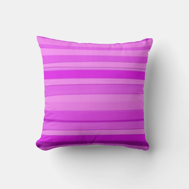 Coussin Peinture rayée Art Design Abstrait (Recto)