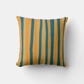 Coussin Peinture rayée rétro Art Abstrait