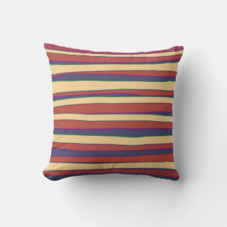 Coussin Peinture rayée vintage Art Abstrait