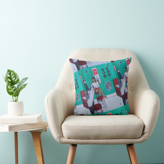 Coussin Peinture Runaround Sue par Alfred Fox (Chaise)