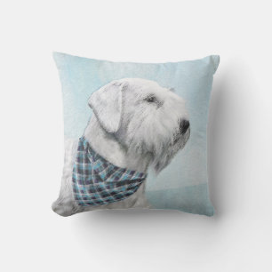 Coussin Peinture Sealyham Terrier - Cute Original Chien Ar