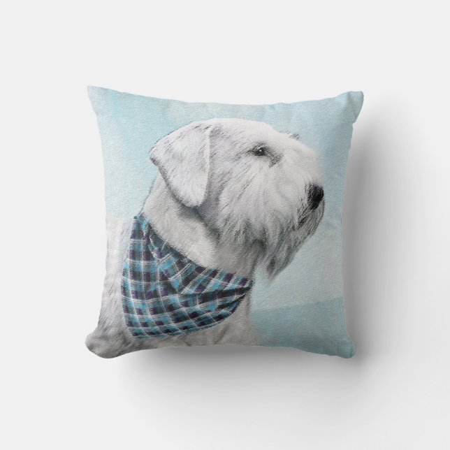 Coussin Peinture Sealyham Terrier - Cute Original Chien Ar (Recto)