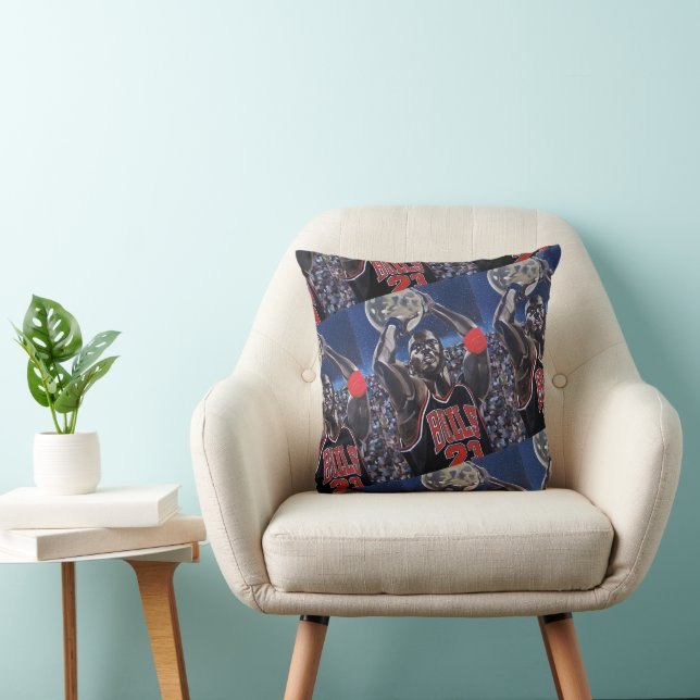 Coussin Peinture Tirer sur la Lune par Alfred Fox (Chaise)
