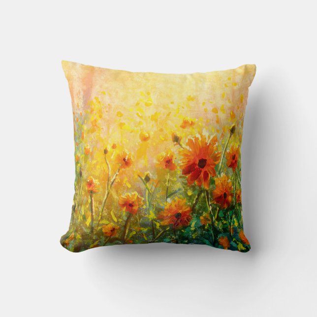 Coussin Peintures florales peintures monet peinture claude (Recto)