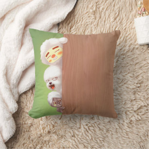 Coussin Pékin Animaux Trio