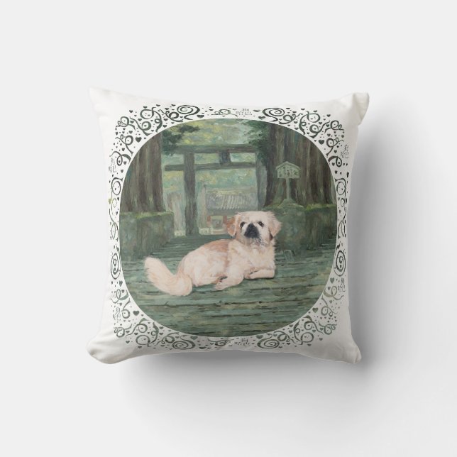 Coussin Pékinois à la Porte Orientale (Recto)