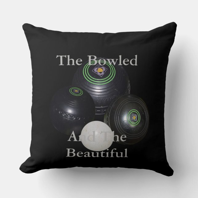 Coussin Pelouse Bowls Et Belle, (Recto)