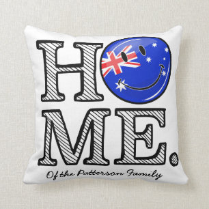 Coussin Pendaison de crémaillère australienne de sourire
