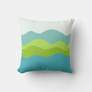 Coussin Péninsule verte