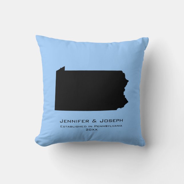 Coussin Pennsylvania Love (Recto)