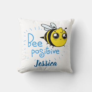 Coussin Penser Positive Abee Positive Mignonne Abee