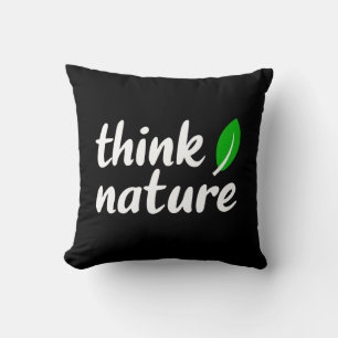 Coussin Pensez à la nature