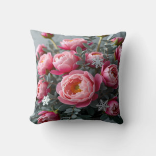 Coussin Peony Winter