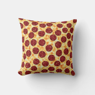 Coussin Peperoni Pizza art vectoriel