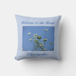 Coussin Pépinière Fleur sauvage de Crème de Corfou