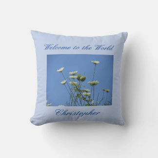 Coussin Pépinière Fleur sauvage de Crème de Corfou