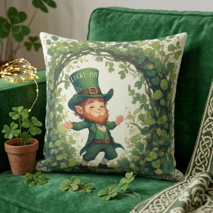 Coussin Pépinière magique de lutin de la forêt chanceuse