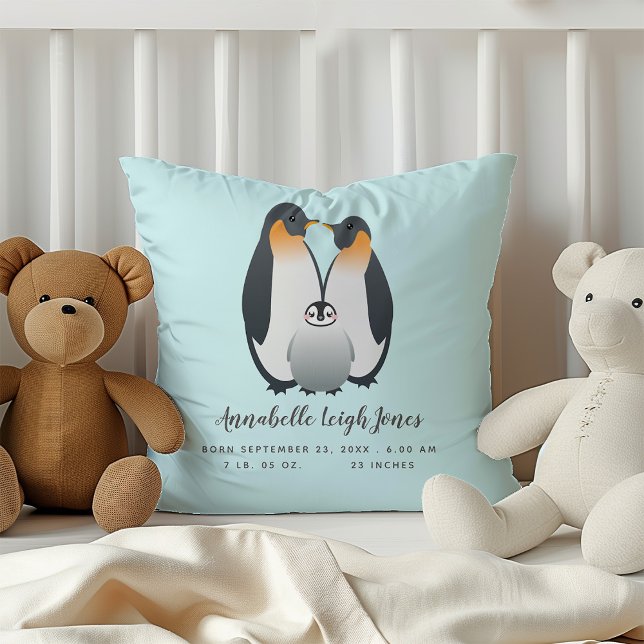 Coussin Pépinière pour bébé mignonne Penguin (Créateur téléchargé)