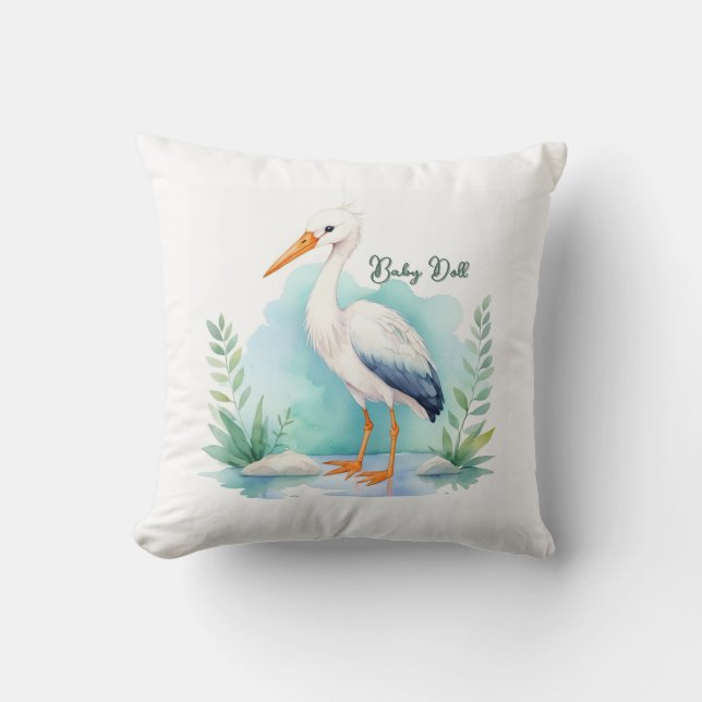 Coussin Pépinière sur mesure pépinière set poupée bébé (Recto)