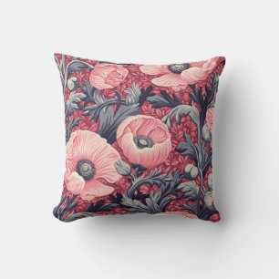 Coussin Pépites roses vintages florales