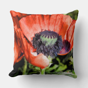 Coussin Pépites rouges & Fleurs en pierre Flora Cadeaux d'