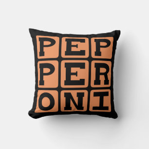 Coussin Pepperoni, garniture de pizza à la viande