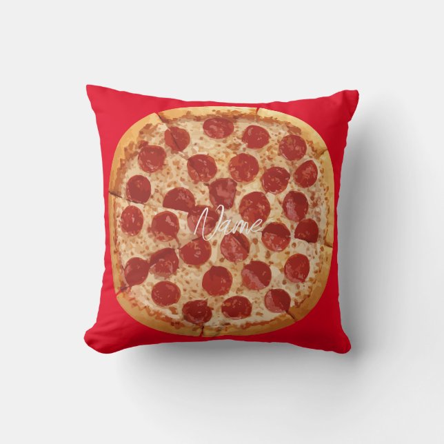 Coussin Pepperoni Pizza Thunder_Cove (Recto)
