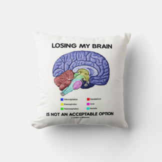 Coussin Perdre Mon Cerveau N'Est Pas Une Option Acceptable