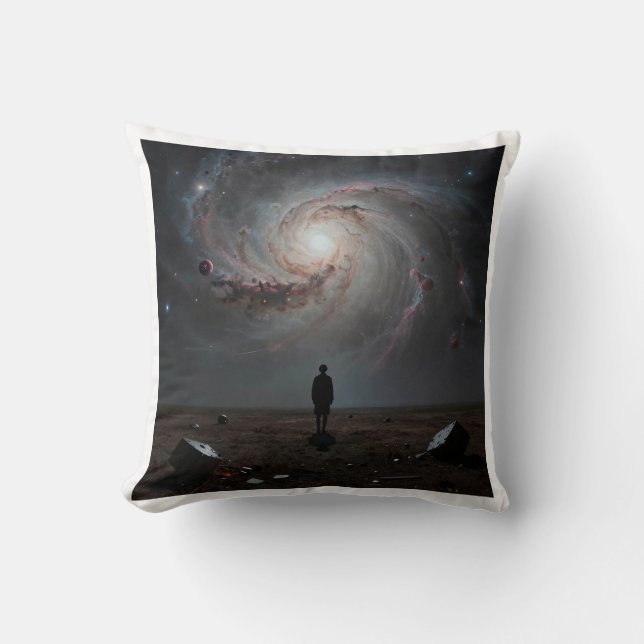 Coussin Perdu dans l'horlogerie du cosmos. (Recto)