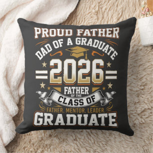 Coussin Père fier de la promotion 2026 diplômé