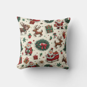 coussin père Noël