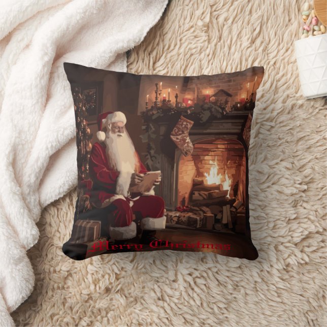Coussin Père Noël Cosy Nook (Couverture)