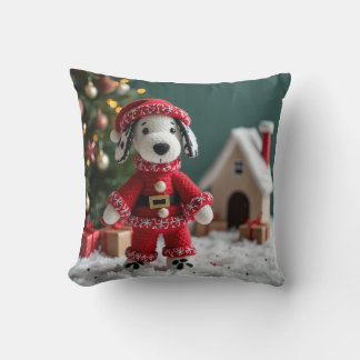 Coussin Père Noël Dalmatien Cushion