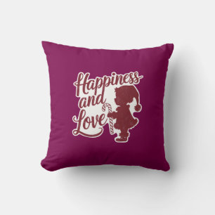 Coussin Père Noël en bambou - Bonheur et Amour