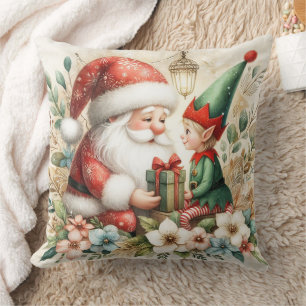 Coussin Père Noël Et Elf 5