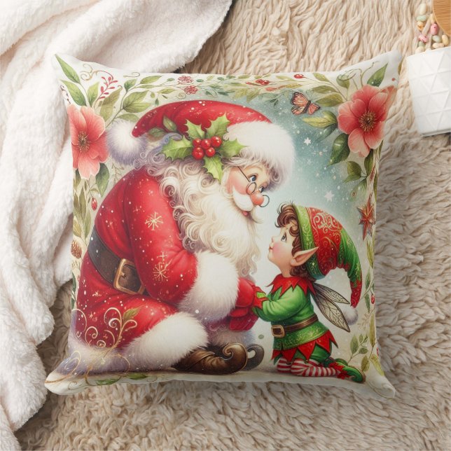 Coussin Père Noël et Elfe 6 (Couverture)