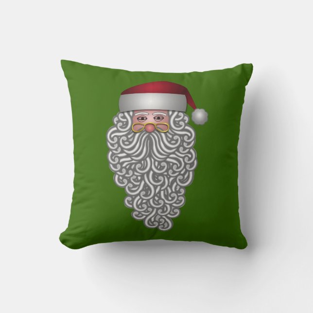 Coussin Père Noël festive (Recto)