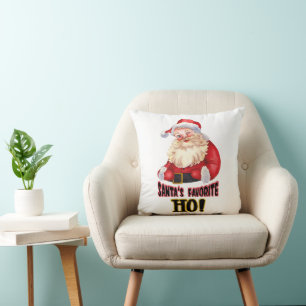 Coussin Père Noël - Ho favori