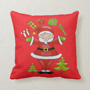 Coussin Père Noël impertinent