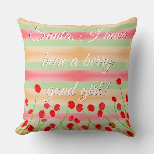 Coussin Père Noël J'Ai Été (Recto)