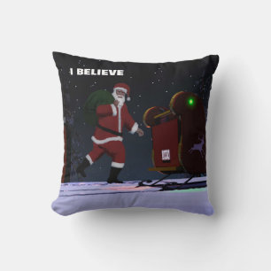 Coussin Père Noël - Je crois