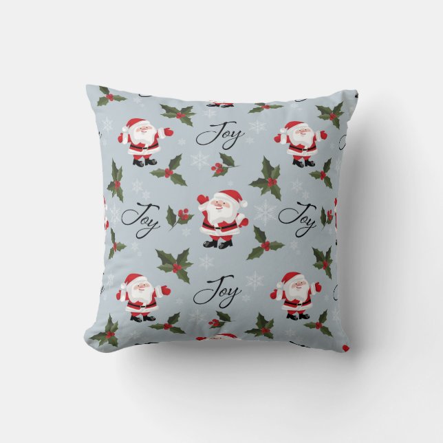 Coussin Père Noël Joy (Recto)